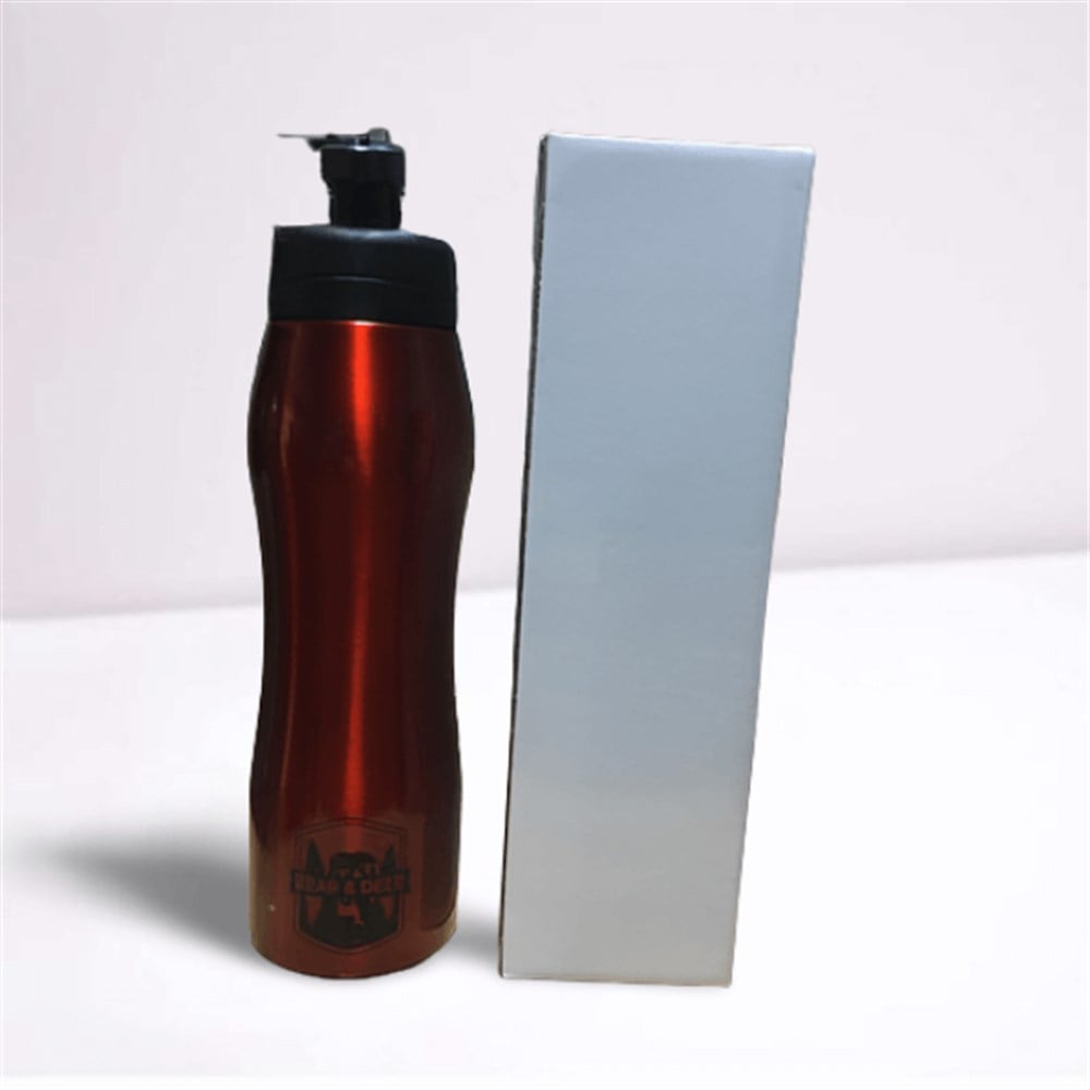 B&D Matara Çelik İnce Pipetli 750 Ml Bear & Deer MT0002