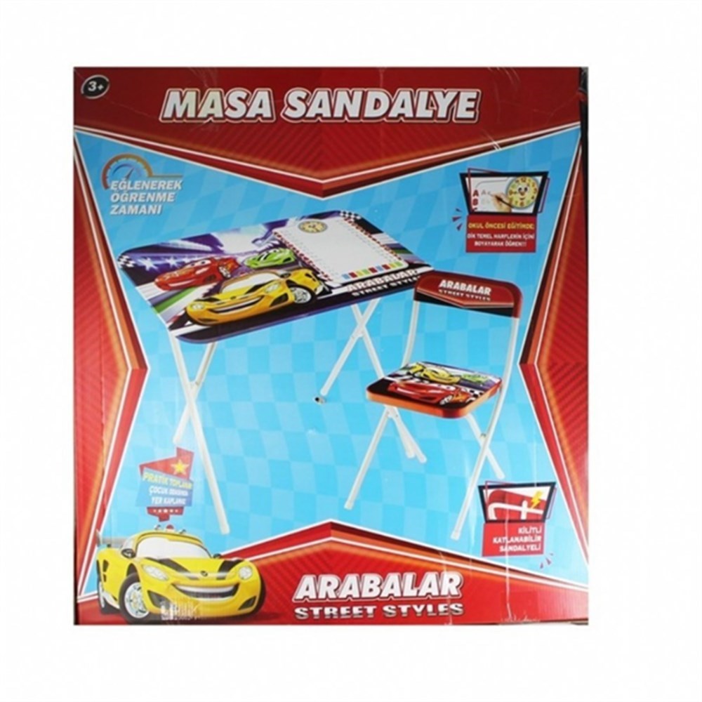 Beren Ders Çalışma Masası Arabalar BRN780 Beren BRN780