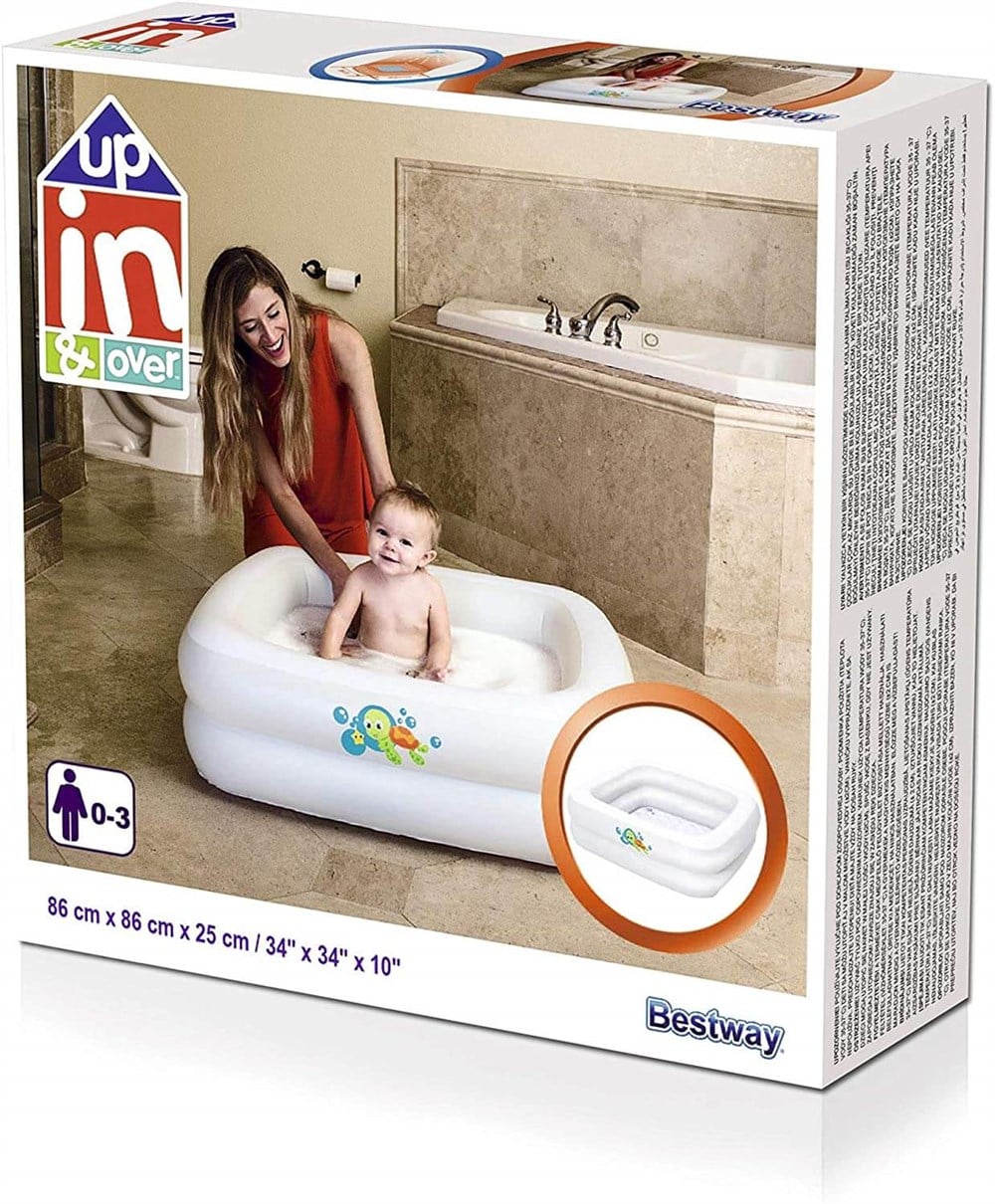 Bestway Şişme Tabanlı Bebek Havuzu 86X86X25 Bestway 51116