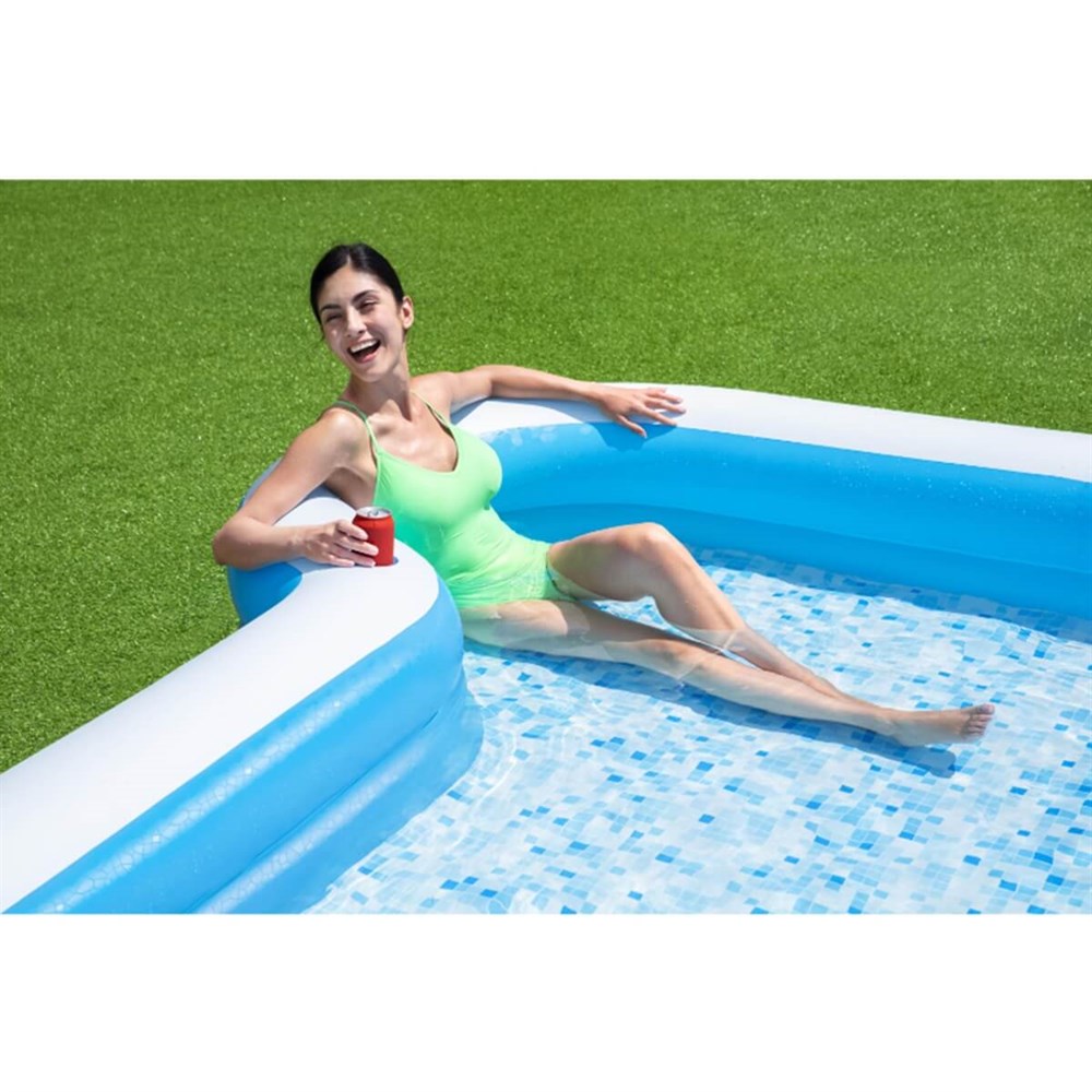 Bestway Büyük Boy Mavi Renk Aile Havuzu 305 276 CM Bestway BST 54321