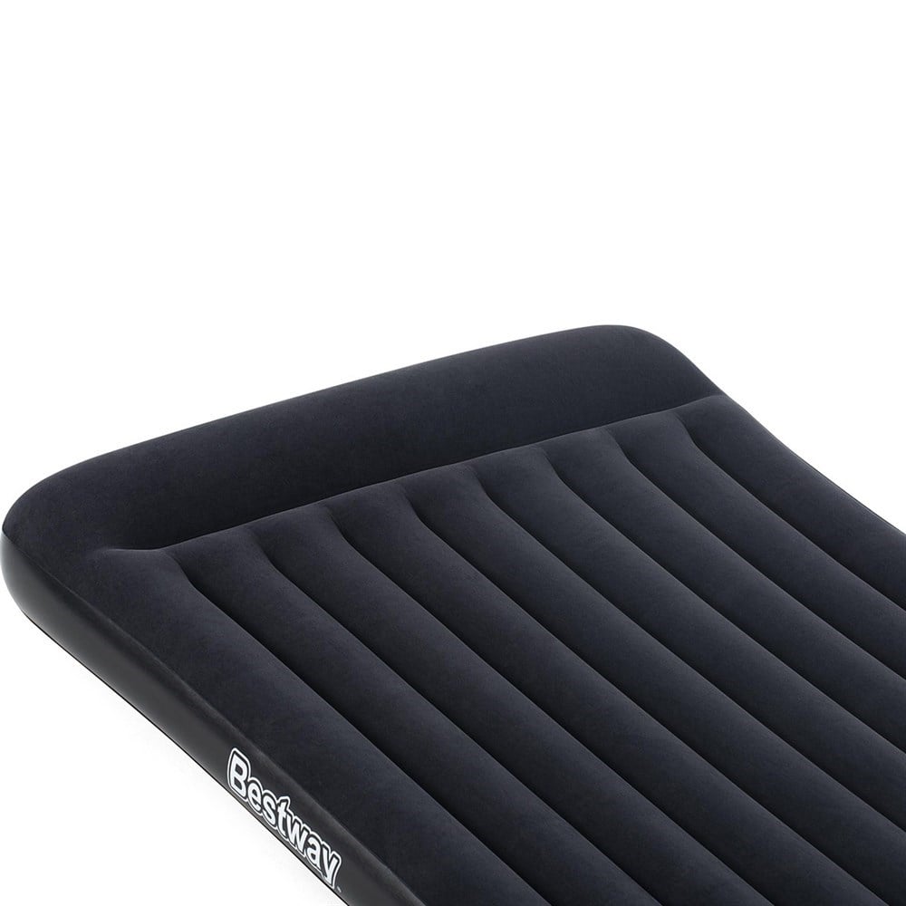 Bestway 203X152X30Cm Dahili Pompalı Şişme Yatak Siyah Bestway BW67464