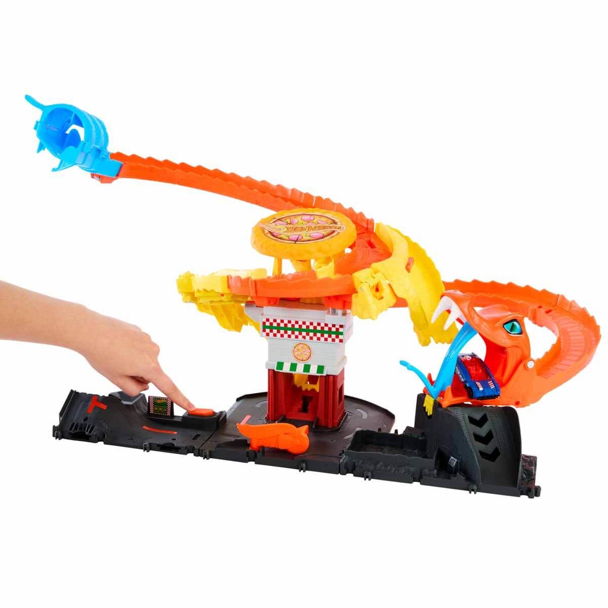 HOT WHEELS PIZZA SLAM KOBRA SALDIRISI OYUN SETI HTN81 Diğer HTN81