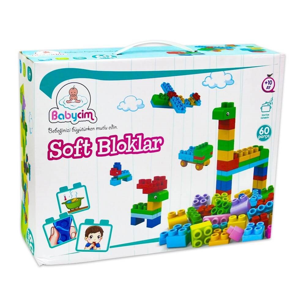Babycim Soft Bloklar 60 Parça Birlik Oyuncak BIR 6661 3