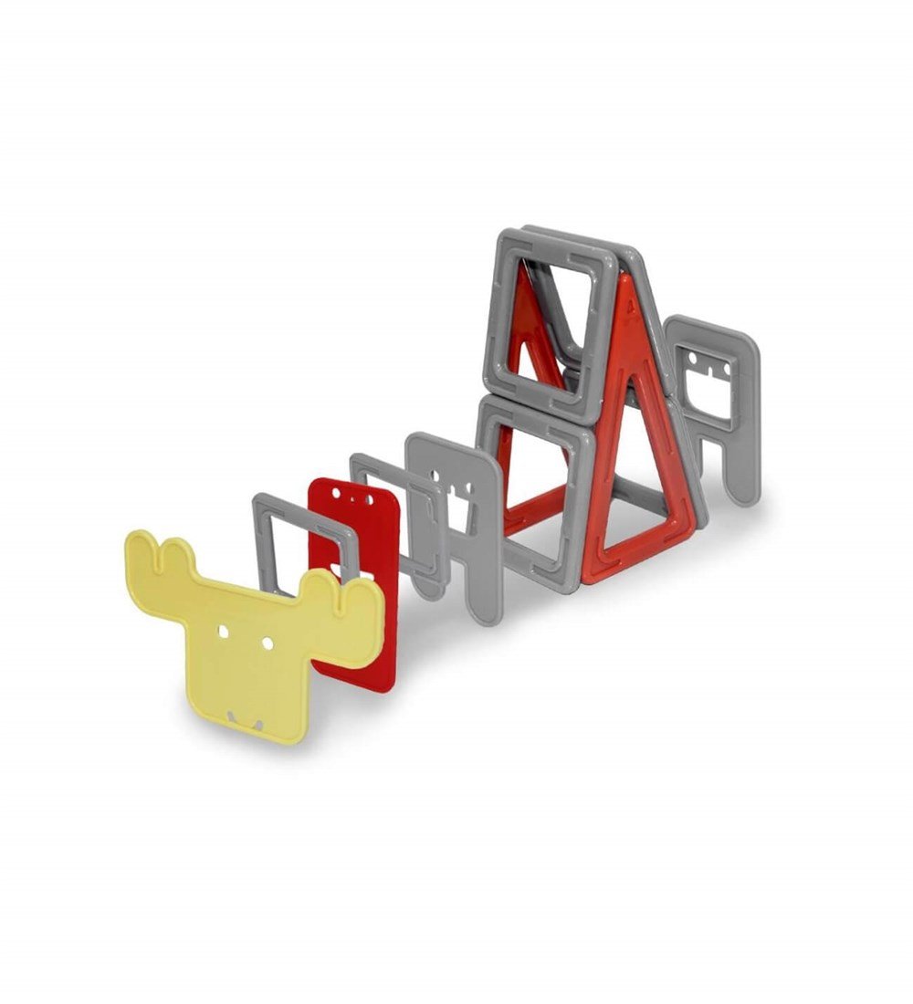 12 Parça Manyetik Geyik Blok Seti Birlik Oyuncak JH8982