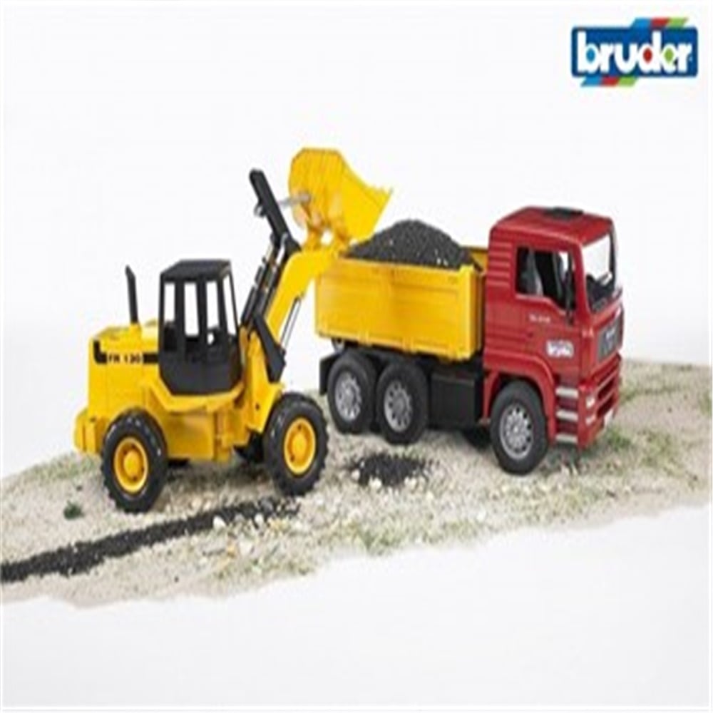 Bruder Man Damperli Kamyon ve FR130 Kepçe BRD2752