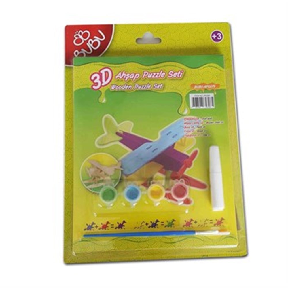 Bubu 3D Ahşap Puzzle Araçlar