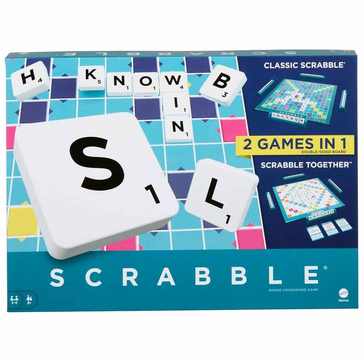 SCRABBLE CLASSIC 2SI 1 ARADA INGILIZCE HWD43 Diğer HWD43