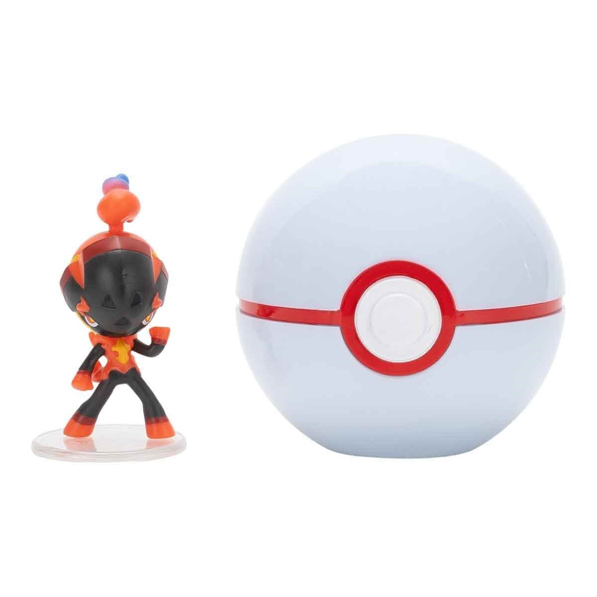 Pokémon Clip 'n' Go Poké Topu ve Figür Seti Charcadet + Premier Ball 95057 C-PKW4148 Pokemon PKW4148