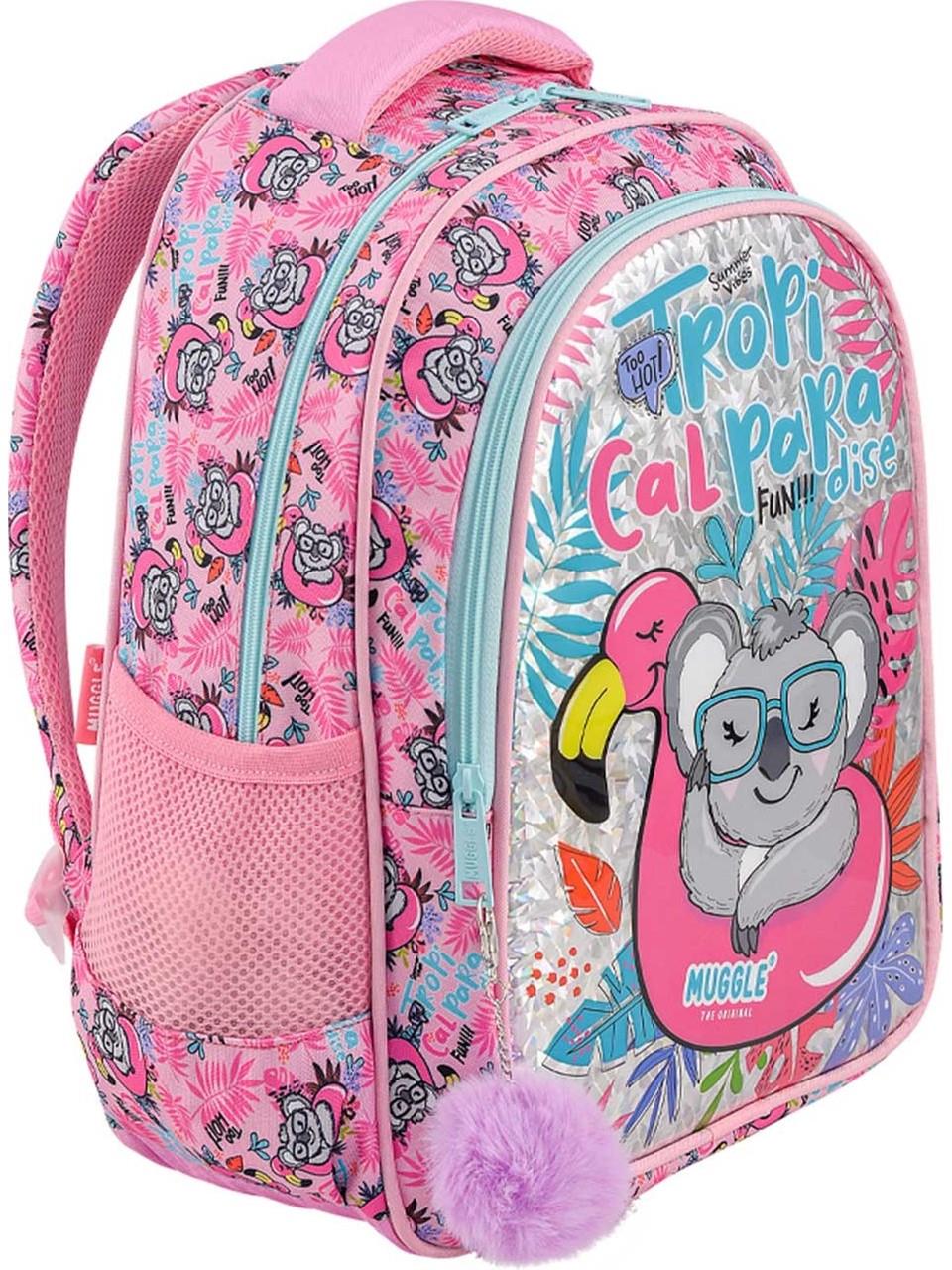 MUGGLE Tropikal Pradice Pembe Okul Çantası 8904 Diğer MU 8904