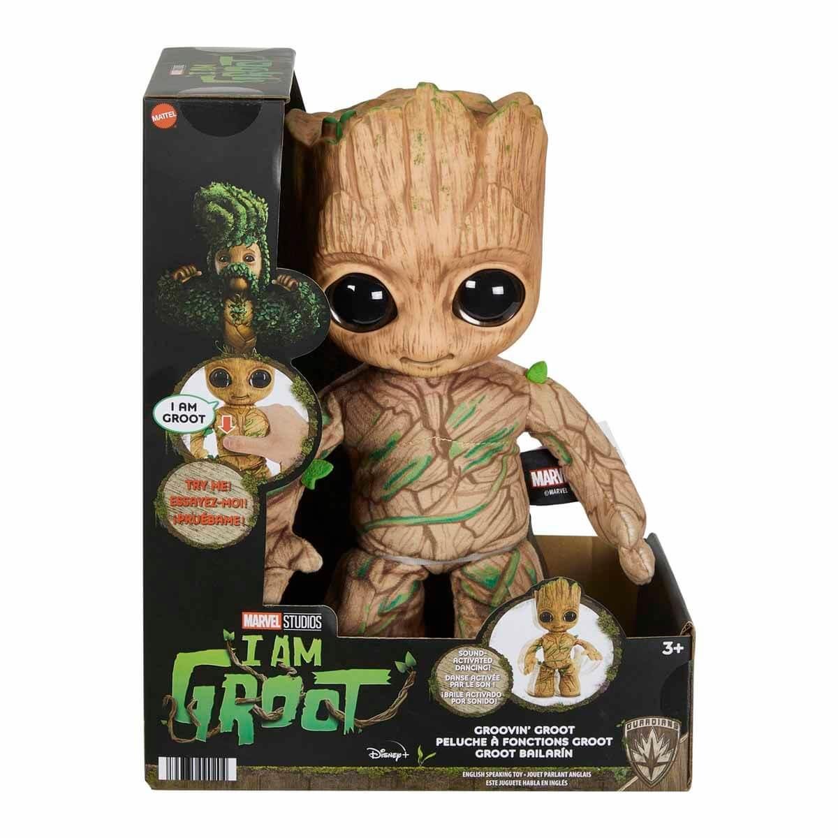 Marvel I Am Groot Groovin Groot Sesli ve Hareketli Peluş HJM23 Marvel HJM23