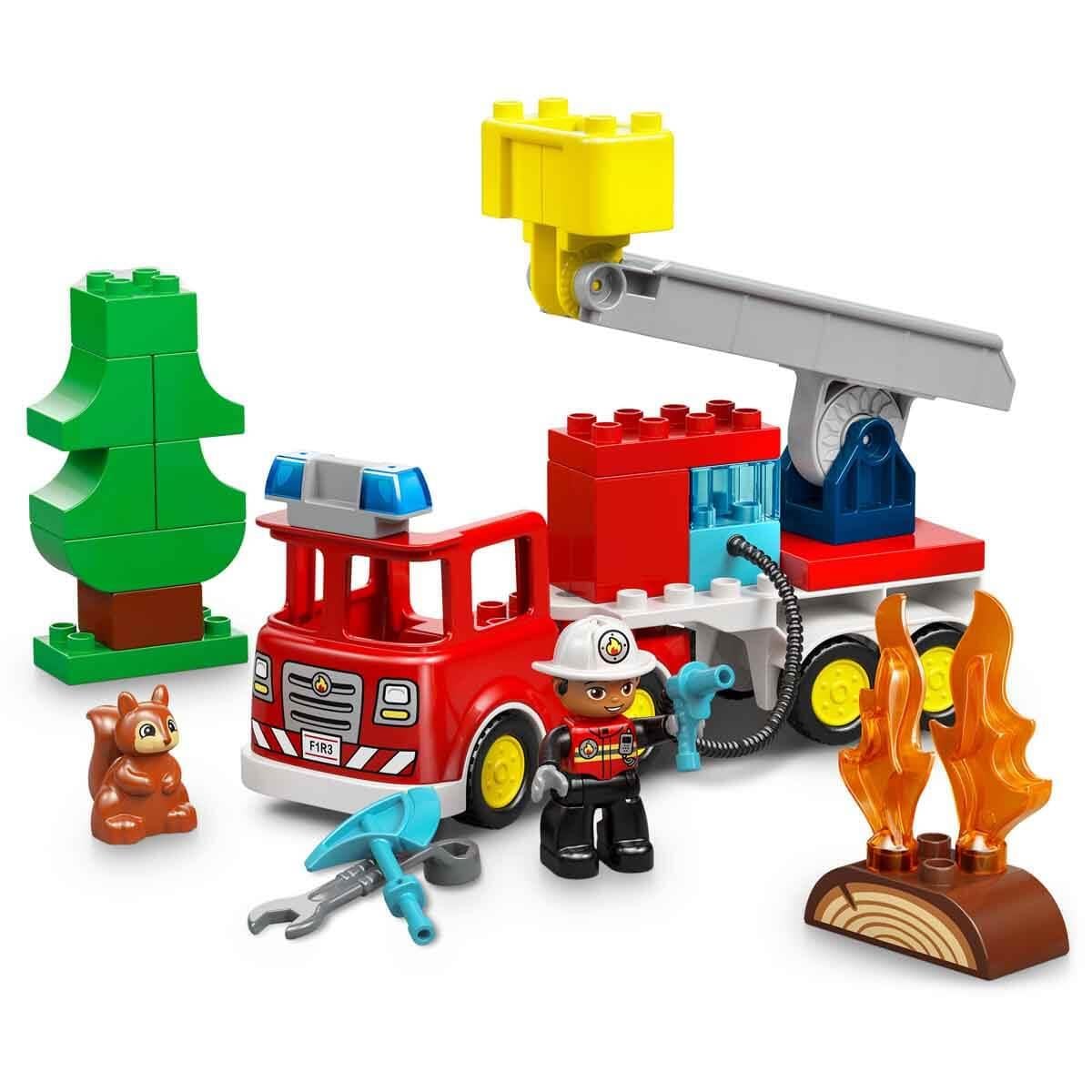 LEGO DUPLO KASABASI HORTUMLU ITFAIYE ARACI VE ITFAIYECI 10473 Diğer LED10473
