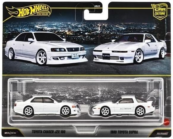 Hot Wheels Premium Car Culture 2’li Toyota Chaser JZX100 & 1989 Toyota Supra HBL96-JHW57 Hot Wheels JHW57