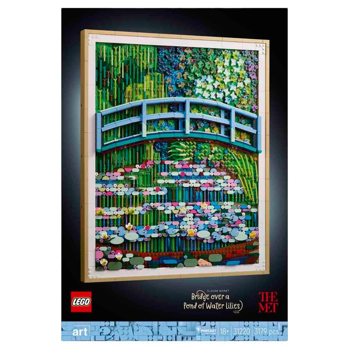 LEGO ART CLAUDE MONET – NILUFER GOLU UZERINDE KOPRU 31220 Diğer LZC31220