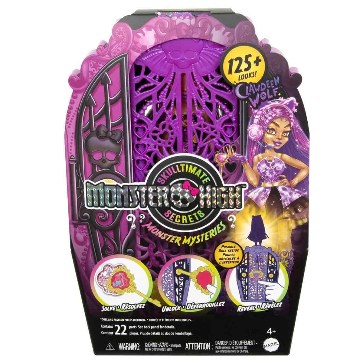 Monster Mysteries ile Gizemli Arkadaşlar Clawdeen Wolf HYB12-HXH85 Monster High	 HXH85