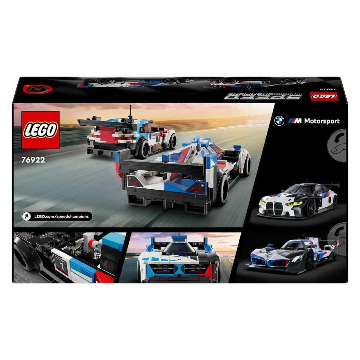 LEGO Speed Champions BMW M4 GT3 ve BMW M Hybrid V8 Yarış Arabaları 76922 Lego LSR76922