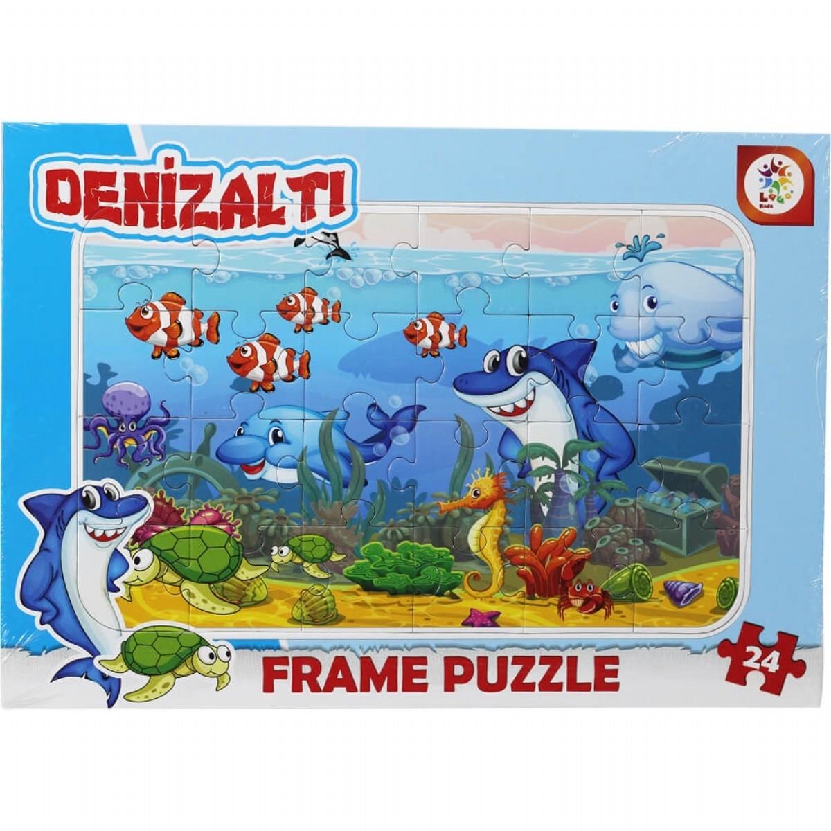 FRAME PUZZLE 24 PARCA DENIZALTI Diğer SF D