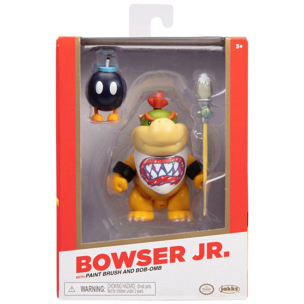 NINTENDO SUPER MARIO FIGURU BOYA FIRCASIYLA BIRLIKTE 10 CM 13261 Diğer NESL 13261