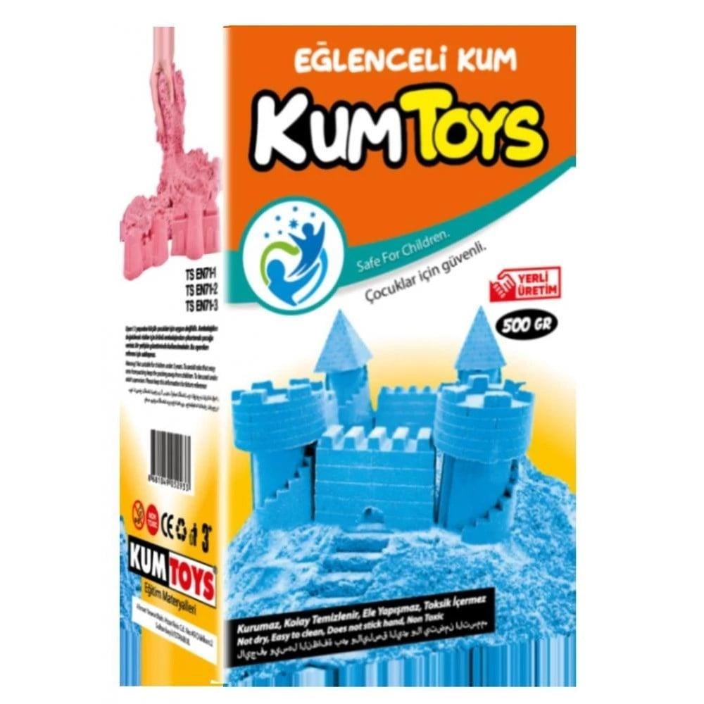 KUMTOYS KINETIK KUM 500GR MAVI Diğer KM5293 M