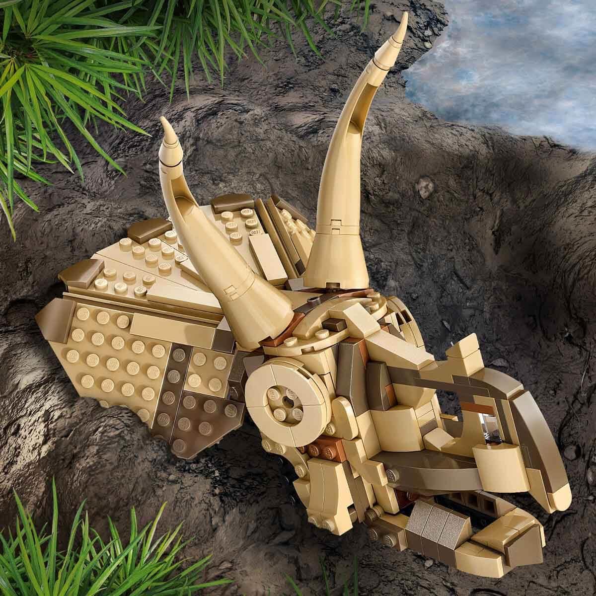 LEGO JURASSIC WORLD DINOZOR FOSILLERI TRICERATOPS KAFASI 76969 Diğer LJW76969