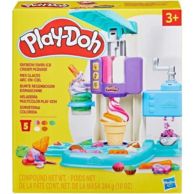 PLAY-DOH RAINBOW SWIRL ICE CREAM PLAYSET G0028 Diğer G0028