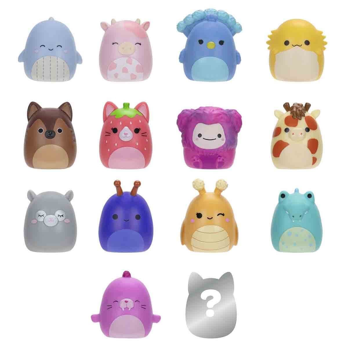 SQUISHMALLOWS SQUISH-A-LONGS 14 FIGUR + YUZUK SETI S1 AL0028 Diğer AL0028