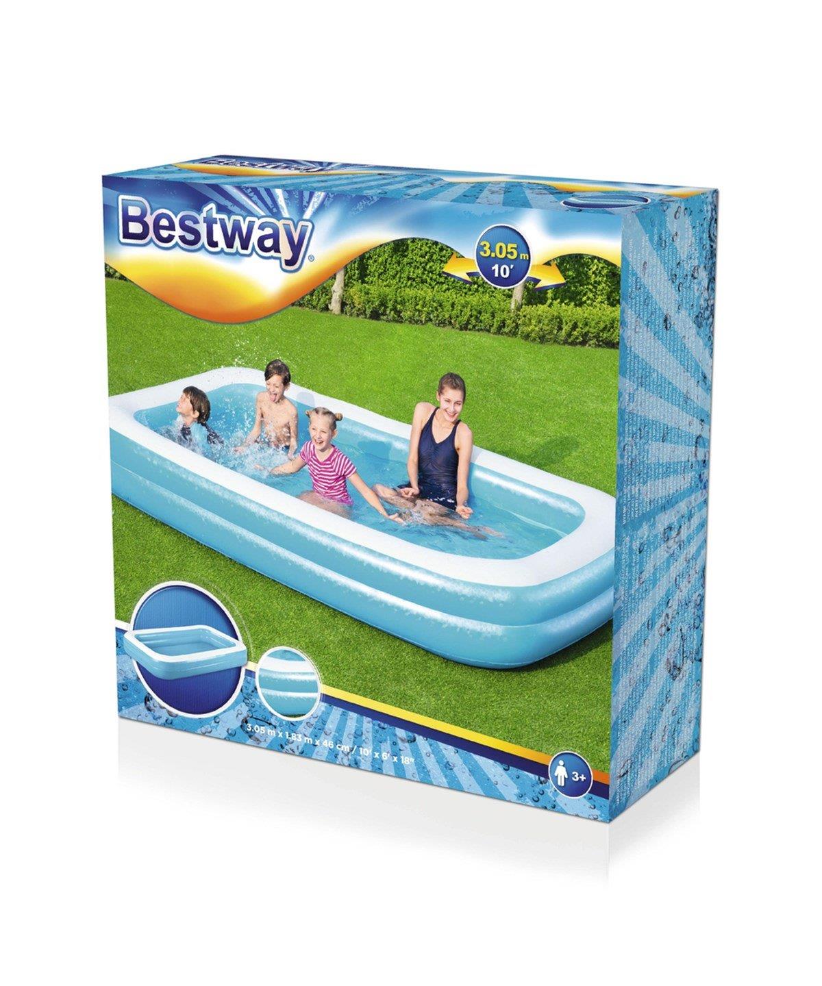 BESTWAY HAVUZ JUMBO DIKDORTGEN 305X183X46 CM Diğer BW54150