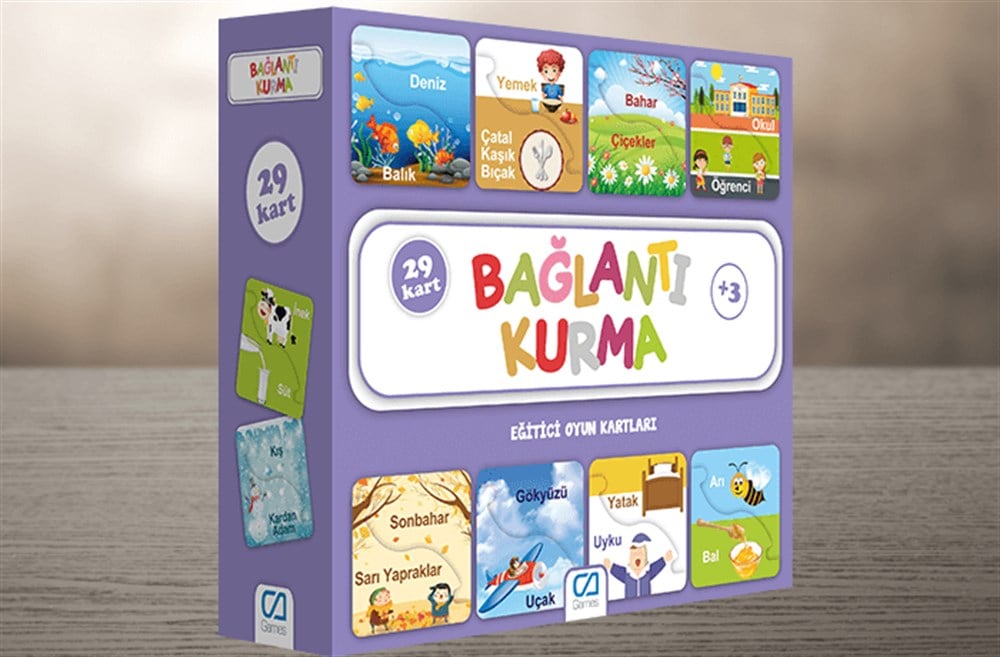 Ca Games Eğitici Oyun Kartları Bağlantı Kurma Ca Games CA.5043