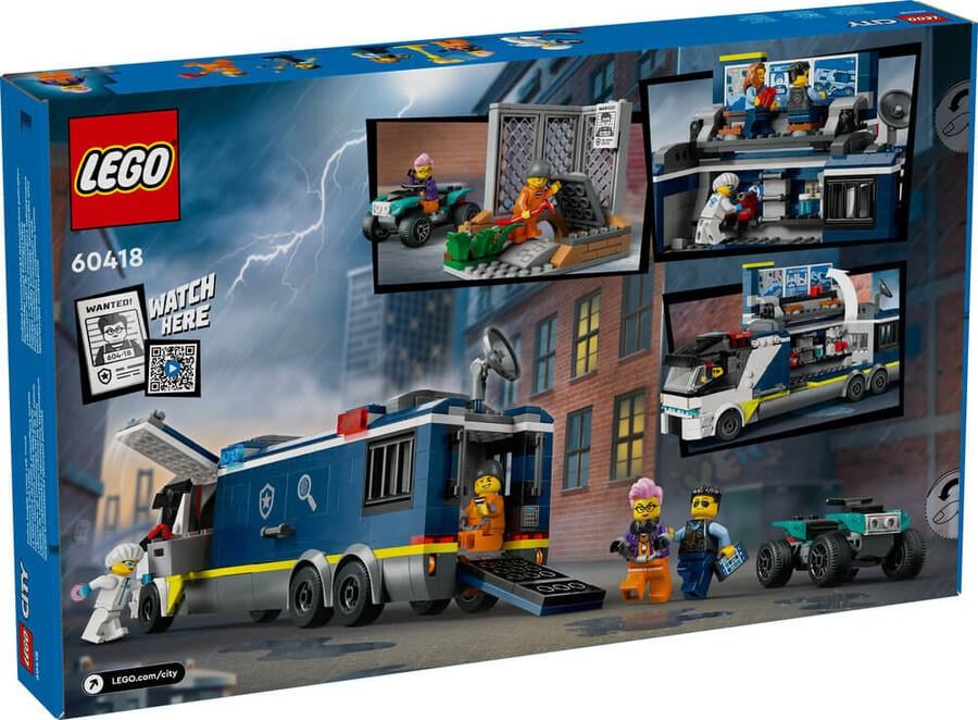 LEGO CITY POLIS MOBIL SUC LABORATUVARI KAMYONU 60418 Diğer LSC60418