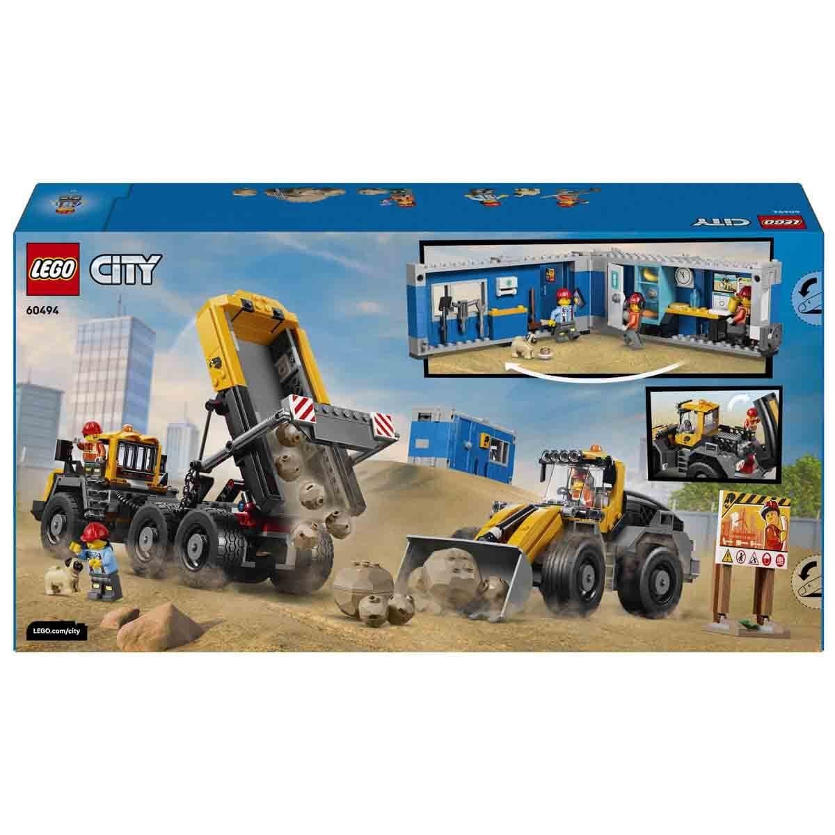 LEGO City Damperli Kamyon ve Ön Yükleyici 60494 Lego LSC60494