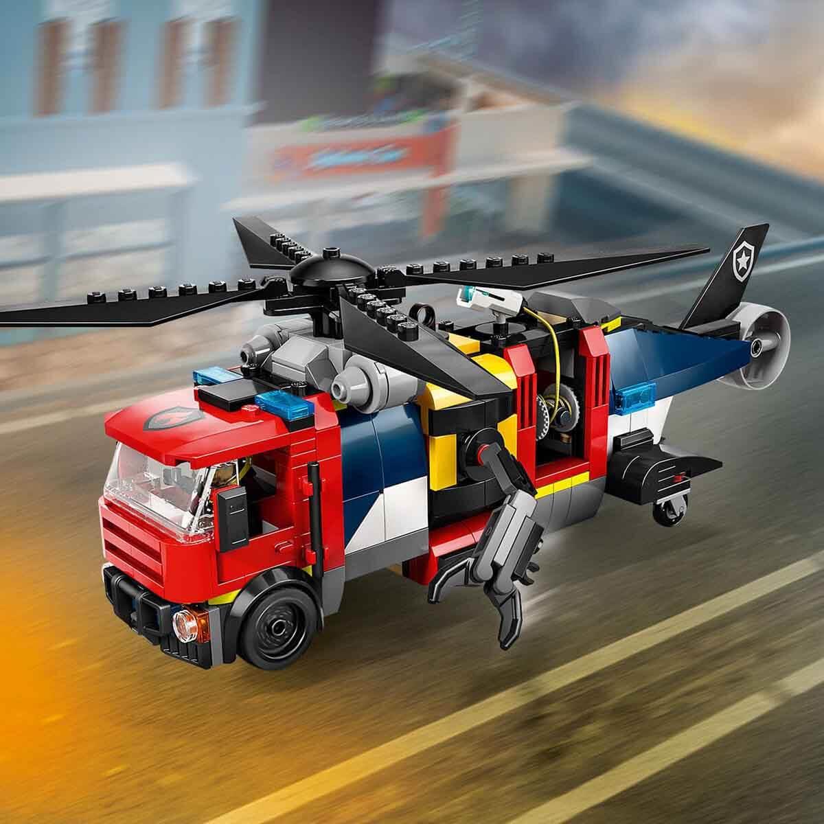 LEGO CITY HELIKOPTER ITFAIYE KAMYONU VE DENIZALTI KARISIMI 60462 Lego LSC60462
