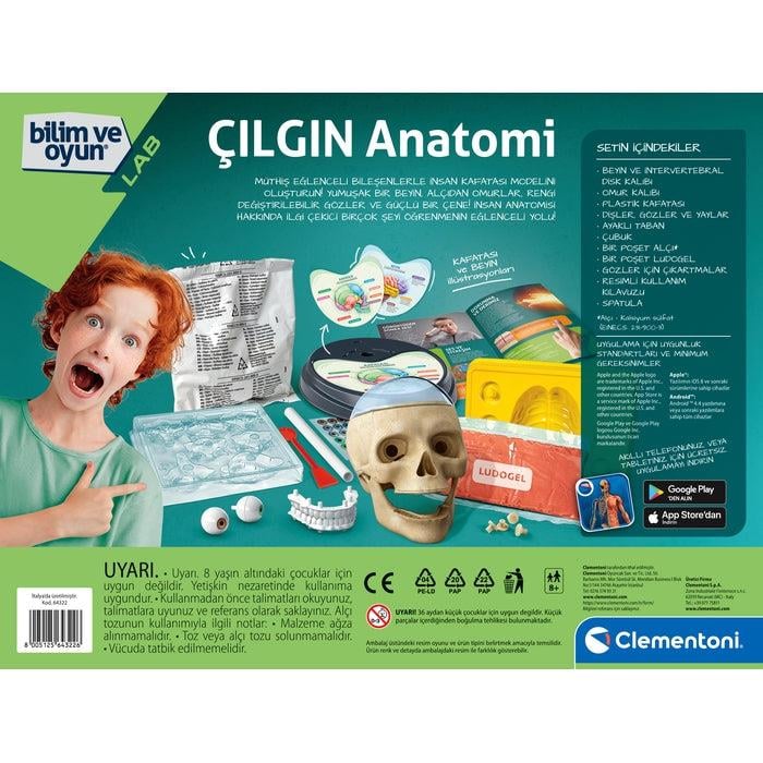 Clementoni Bilim ve Oyun Çılgın Anatomi 64322 Clementoni CLE 64322