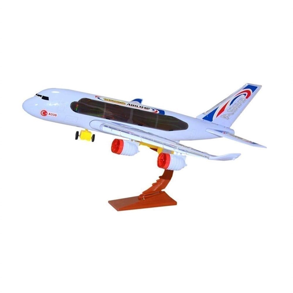 Pilli Işıklı Sesli THY Uçak A330 Can Ali Toys CNL A330