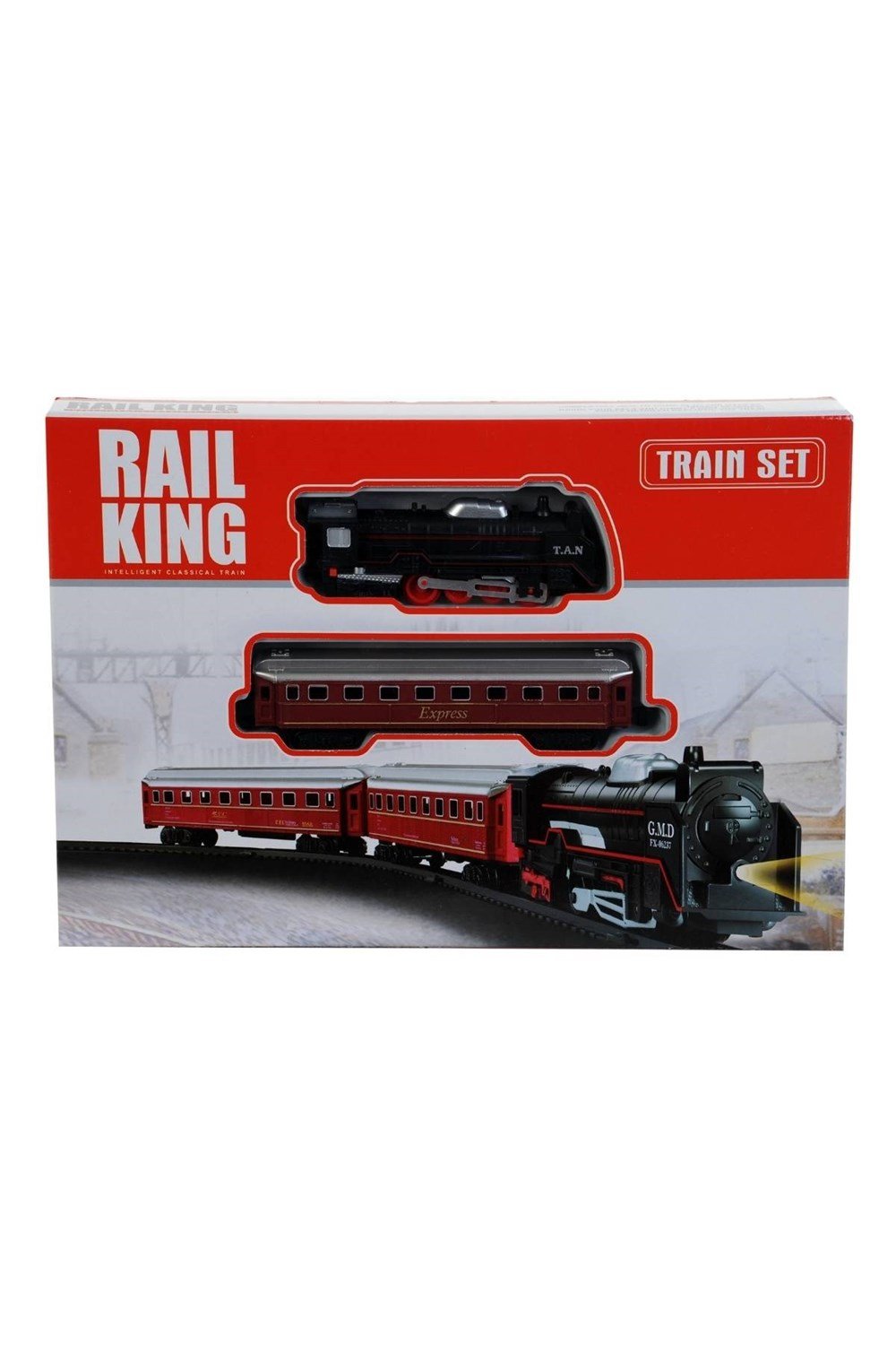 Canem Rail King Tren Seti 12 Parca Canem Oyuncak CNM42