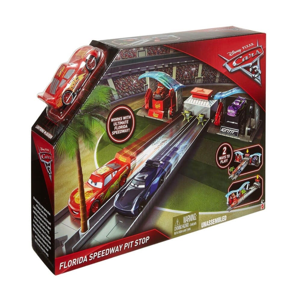 Cars 3 Film Sahneleri Florida Yarışı Pitstop Dvt46-Fbh01 Cars FBH01