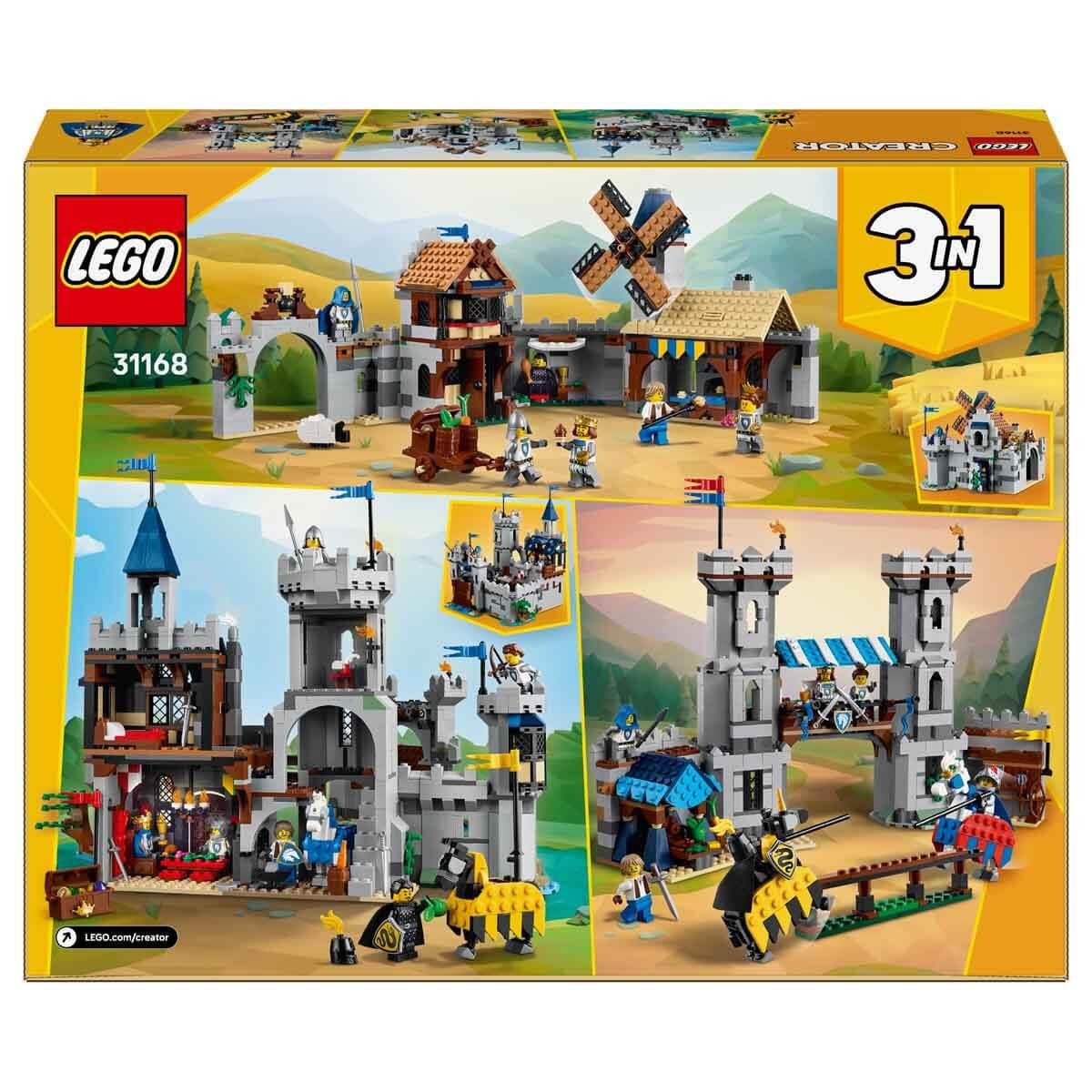 LEGO CREATOR 3U 1 ARADA ORTA CAG ATLI SOVALYE KALESI 31168 Diğer LMC31168