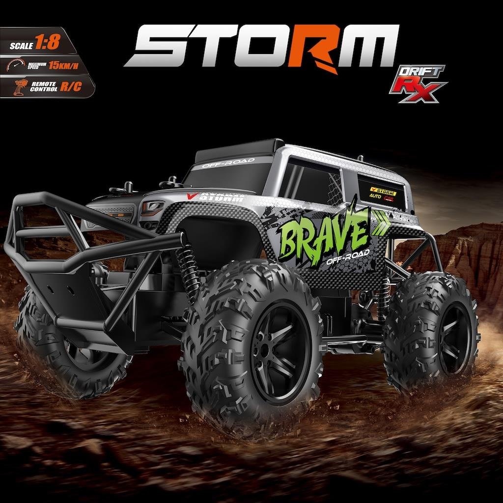 UZAKTAN KUMANDALI SARJLI 2.4 GHZ 1:8 OFF ROAD STORM JEEP Diğer SYR 666 838
