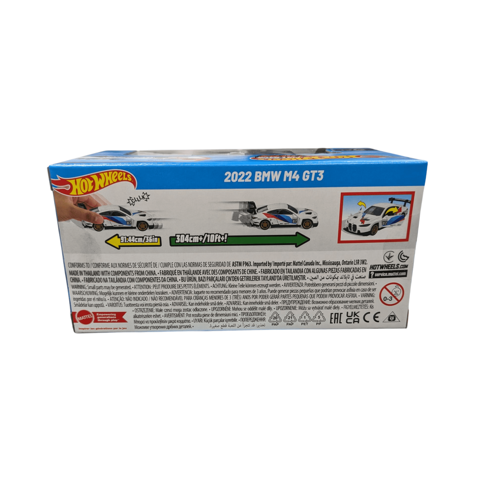 Hot Wheels Pull-Back Speeders 2022 BMW M4 GT3 HPR70-JKP98 Hot Wheels JKP98