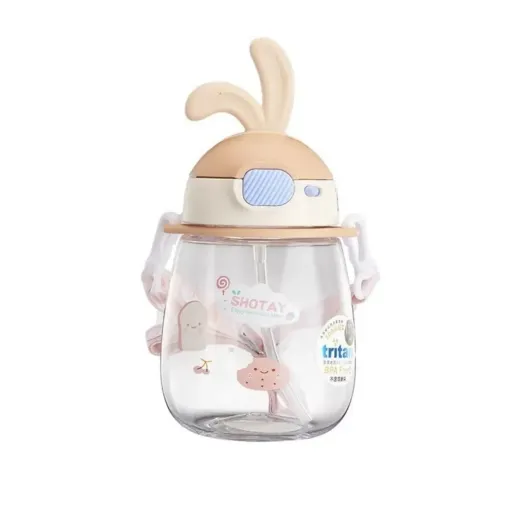 Shotay Rabbit Tritan Matara 600 ml Kahve Diğer BD MTSHT7008 K