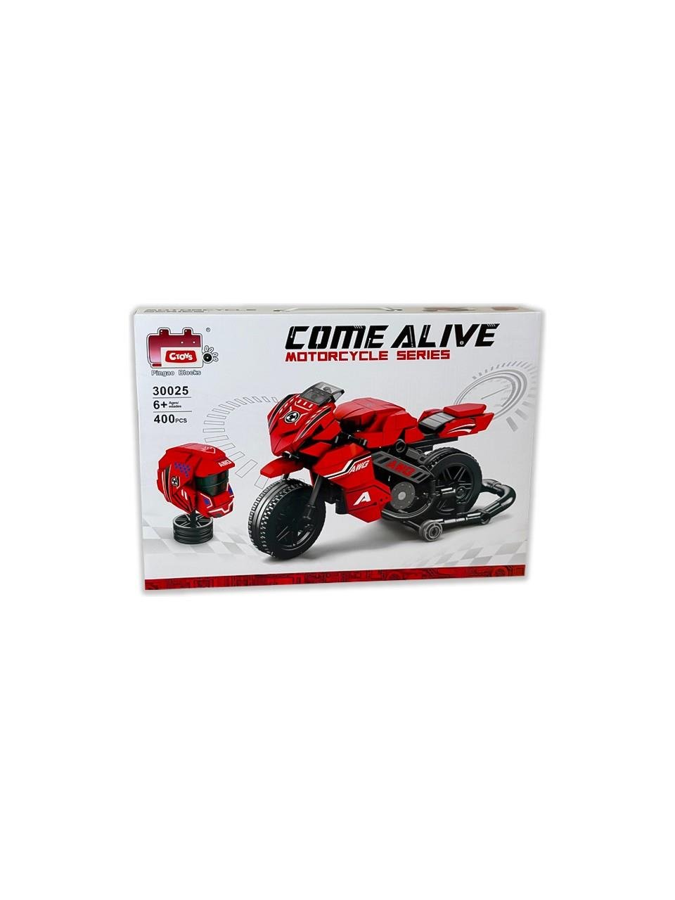 Ctoys Come Alive Blok Yarış Motoru 400 Parça 30025 Diğer CTOY 30025