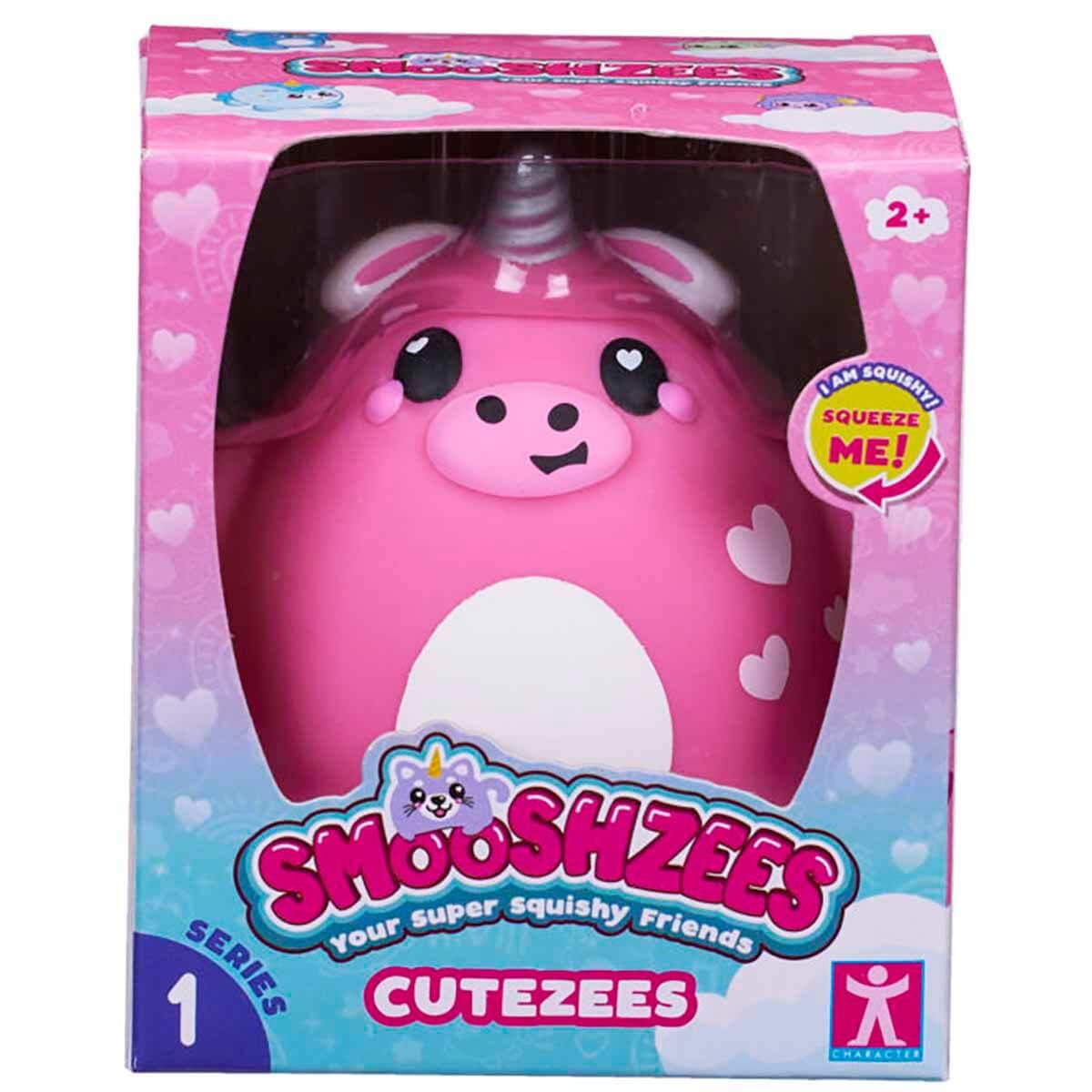 SMOOSHZEES MINI CUTZEES SQUISHY FIGUR SERI1 MH004001 - PEMBE UNICORN SCARLET Diğer MH004001 PUS