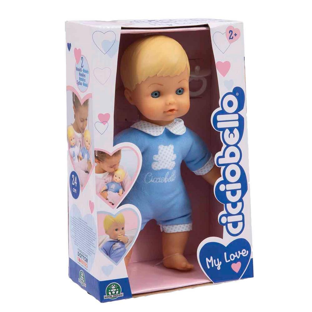 Cicciobello Yumuş Bebek 24 cm CCBA6000 Mavi Cicciobello CCBA6000 M