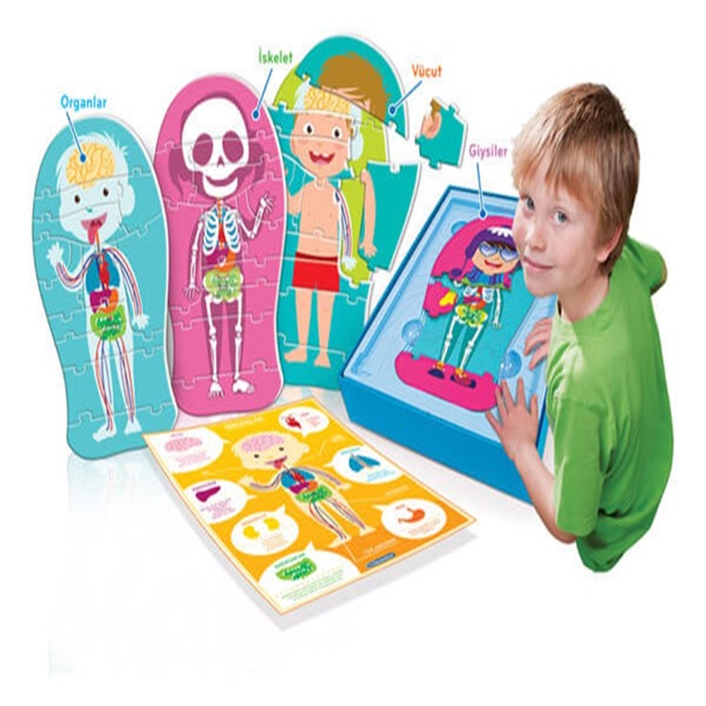 CLEMENTONİ OYNA VE ÖĞREN İNSAN VÜCUDU (4-6YAŞ) Clementoni 18837