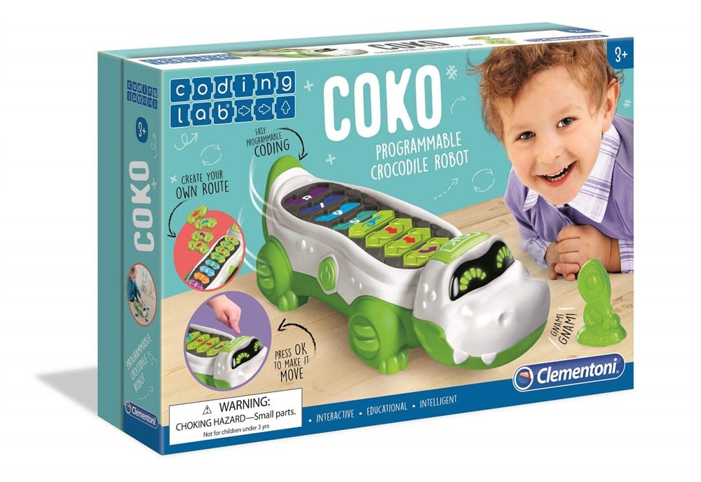 CLEMENTONI CODING LAB COKO EGITICI TIMSAH ROBOT 17378 Clementoni CLE 17378