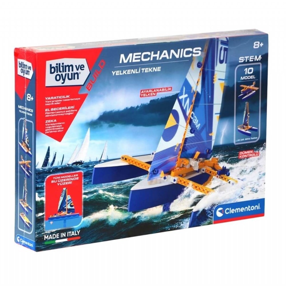CLEMENTONI MEKANIK LABORATUVAR YELKENLI TEKNE 64319 Clementoni CLE 64319
