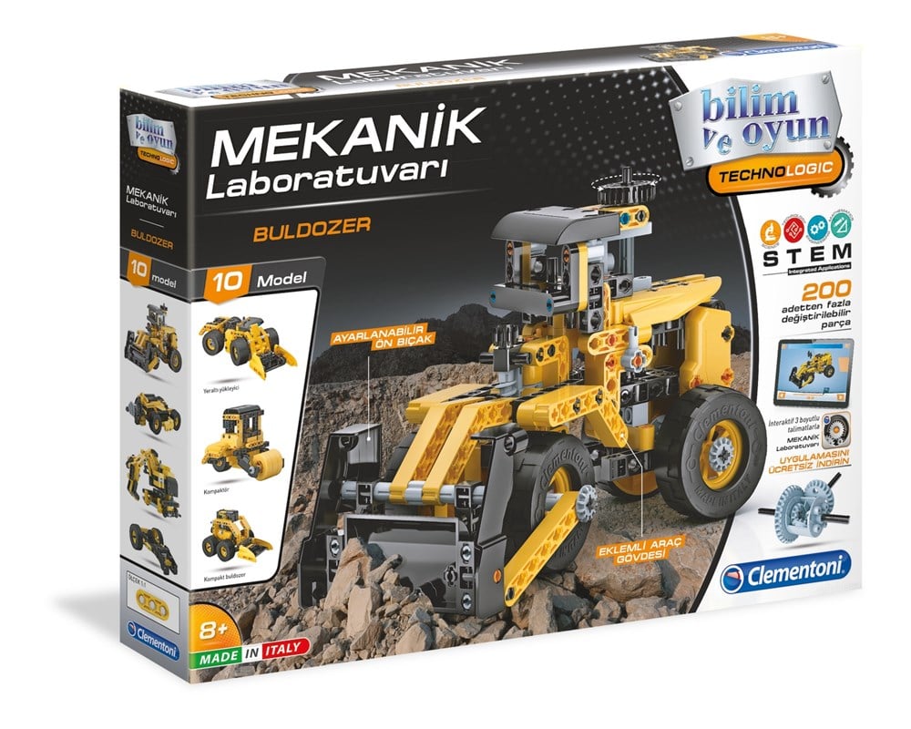 Clementoni Mekanik Laboratuvar Bulldozer CLE64958 Clementoni CLE 64958