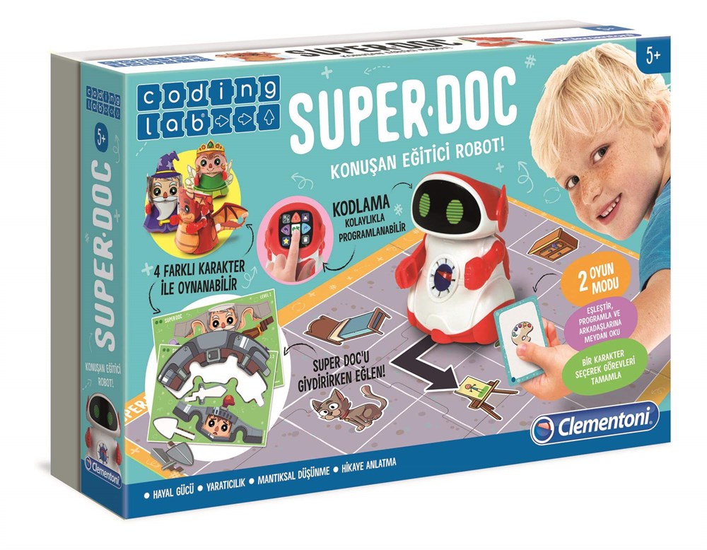 Clementoni Coding Lab Eğitici Konuşan Robot Clementoni CLE 64960