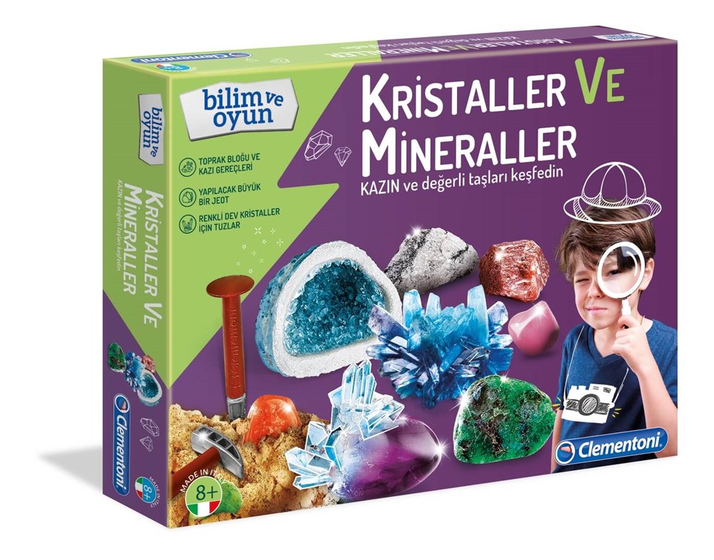 Clementoni Bilim ve Oyun - Kristaller ve Mineraller Clementoni CLE 64964