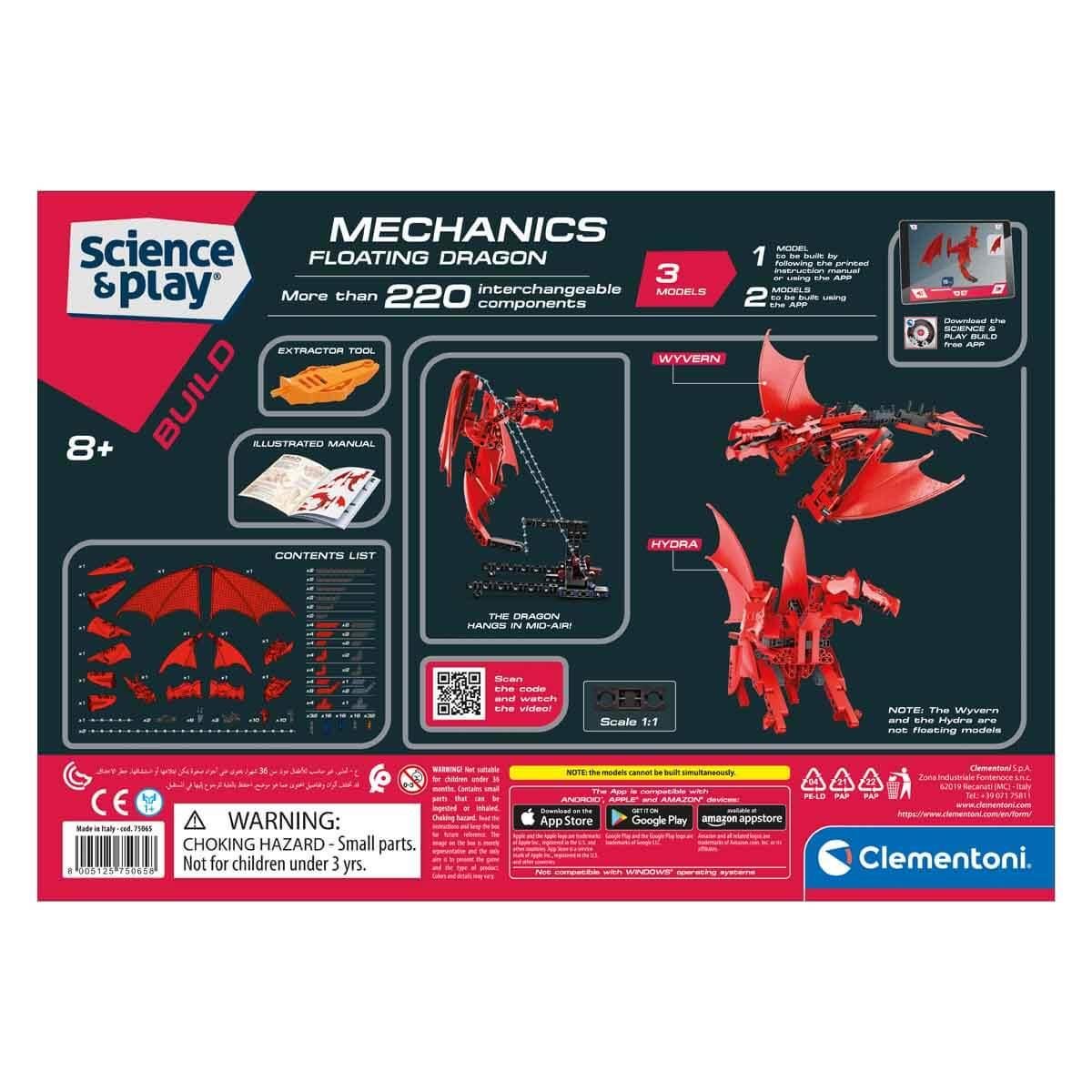 Clementoni Mekanik Laboratuvarı Uçan Ejderha 75065 Clementoni CLE 75065