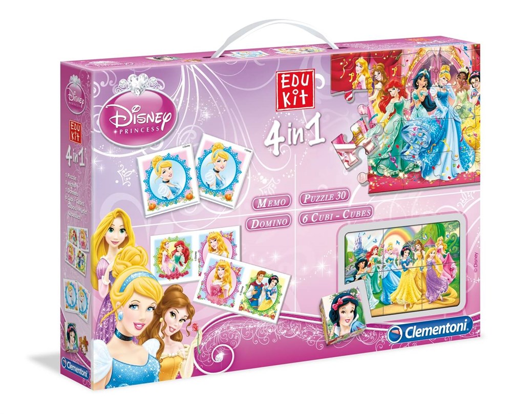 Edukit 4 In 1 Princess CLM 13775 Clementoni CLM 13775