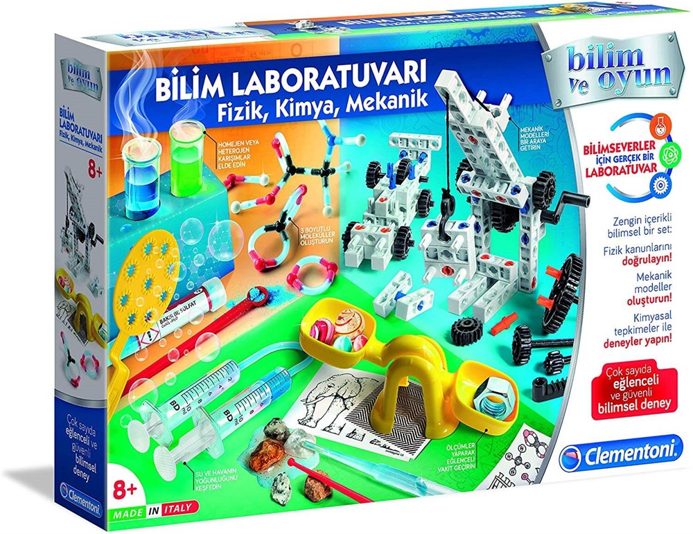 Bilim Lab.Fizik Kimya Mekanik CLM 64310 Clementoni CLM 64310
